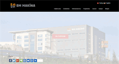 Desktop Screenshot of bmmakina.com.tr