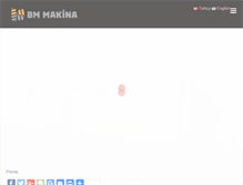 Tablet Screenshot of bmmakina.com.tr